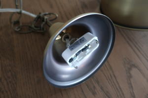 ヴィンテージ感のあるアンティークゴールドのシーリングライト