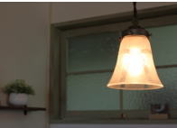 雰囲気のあるアンティーク調のガラスシェード