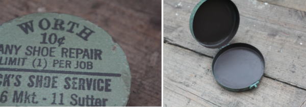 レトロ風ブリキ缶 ディスプレイ