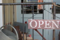 木製オープンサイン