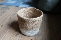 ナチュラルグリーンポット バスケット