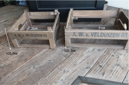 ガーデニングで使いたいメッシュ木箱