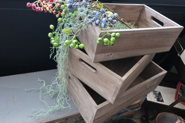 おしゃれ収納に使いたいナチュラル木箱