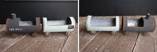 植木鉢 ガーデンポット ブリキ