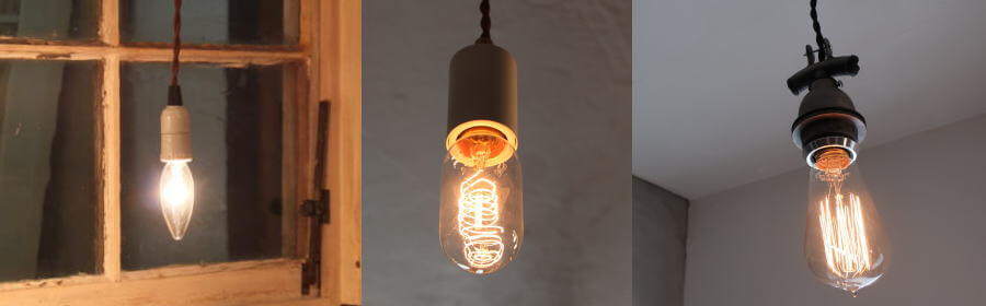 電球を楽しむソケットライトの販売