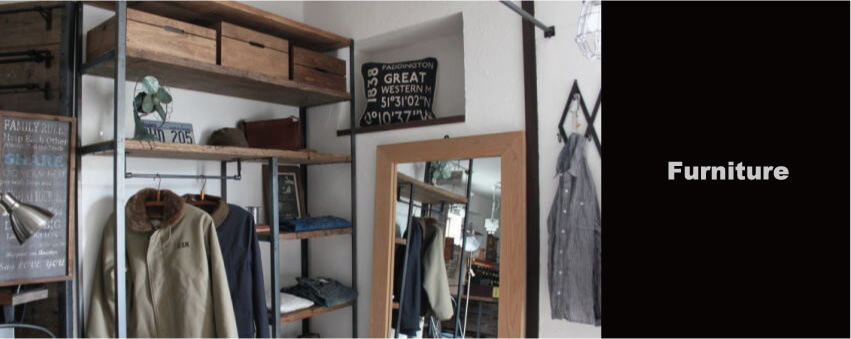 SHOPオープンする方向けの テーブルやいすなどの家具・棚などの什器の販売