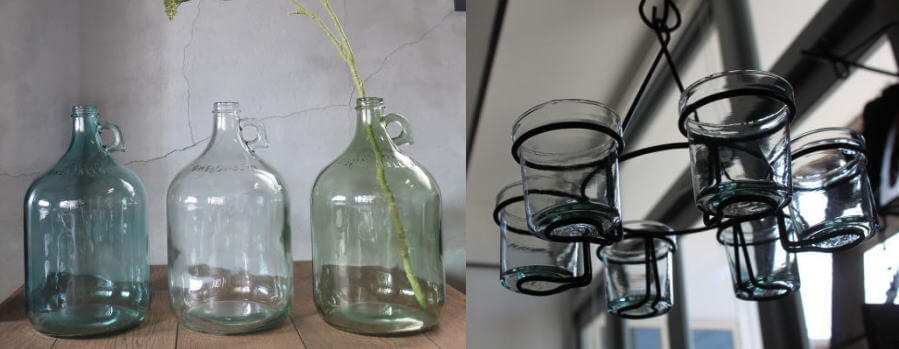 ガラス雑貨 ナチュラル フラワーベース