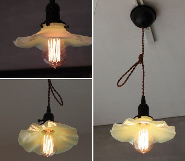 照明 ミルクグラス ファイヤーキング