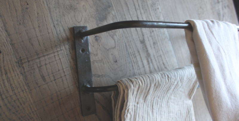 ナチュラルインテリア ダブルアイアンバー