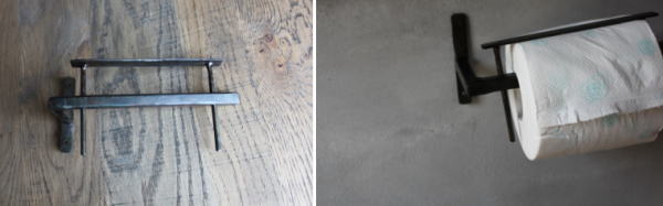 アイアンペーパーホルダー おしゃれなトイレ