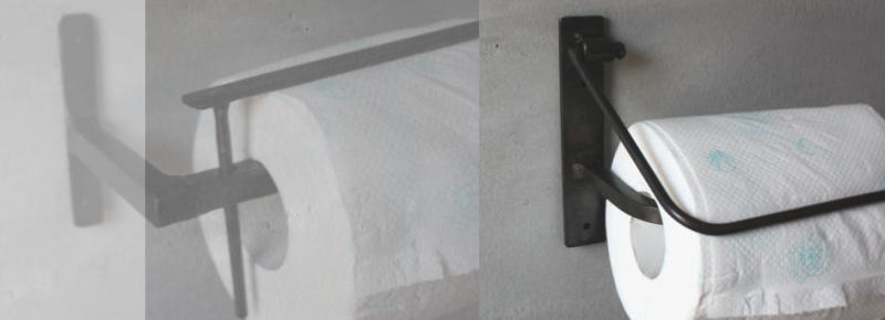 アイアンペーパーホルダー おしゃれなトイレ