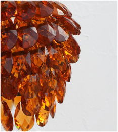 シャンデリア照明 ビーズ