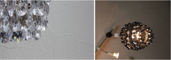 シャンデリア照明 ビーズ