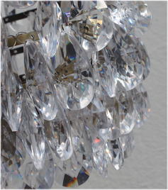 シャンデリア照明 ビーズ