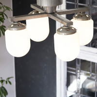 照明 インダストリアル ミルクグラス