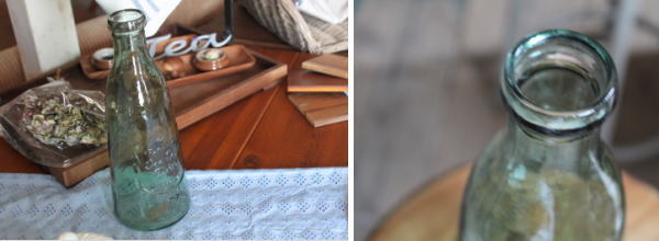 ガラスボトル ナチュラル雑貨