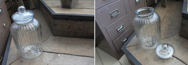 ガラスジャー お菓子 レトロ