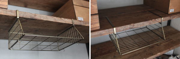 ラック バスケット アイアン