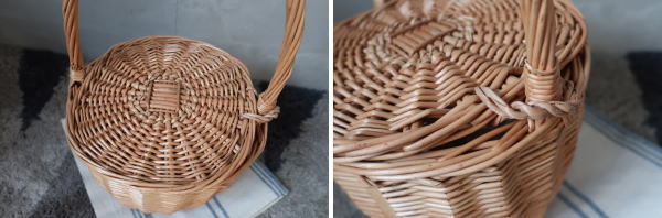 収納にもかわいいバスケットの販売