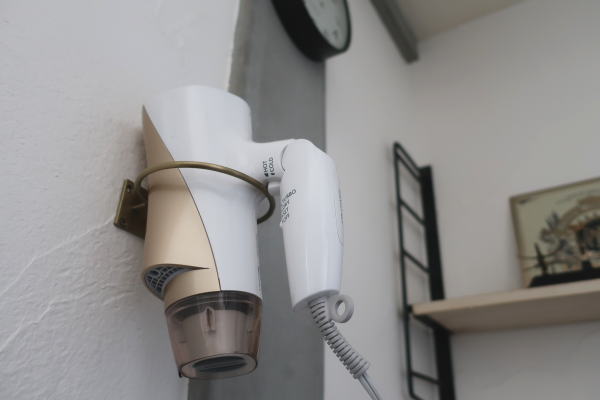 アイアン ドライヤーホルダー タオル掛け