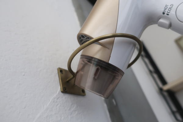 アイアン ドライヤーホルダー タオル掛け