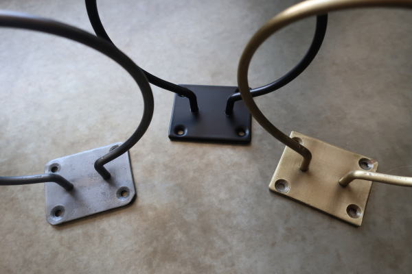 アイアン ドライヤーホルダー タオル掛け