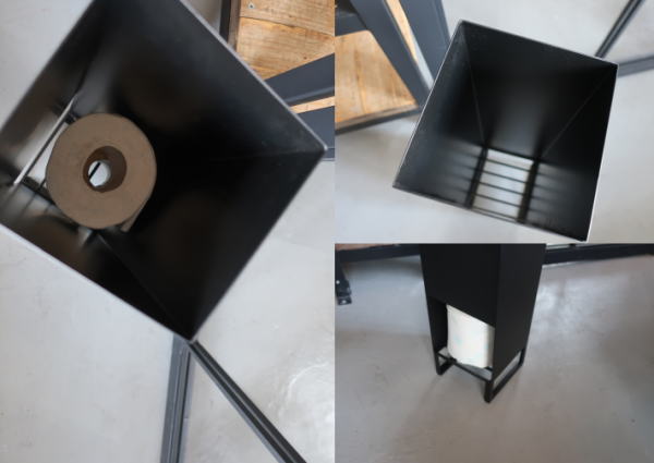 店舗やおしゃれな自宅にマッチする縦長デザインのペーパーストッカー