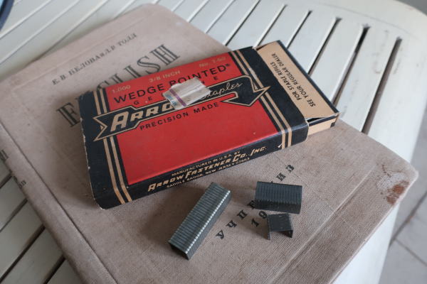 アンティーク タッカー ホチキス