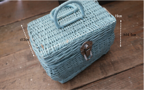 おしゃれなかごの収納