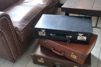 レトロトランクを飾る