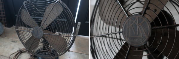 ジャンクでインテリアにもおしゃれな昭和レトロ扇風機