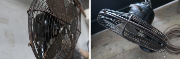 ジャンクでインテリアにもおしゃれな昭和レトロ扇風機