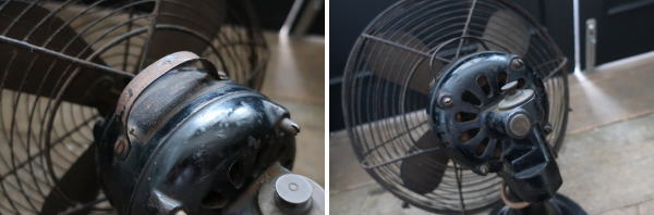 ジャンクでインテリアにもおしゃれな昭和レトロ扇風機