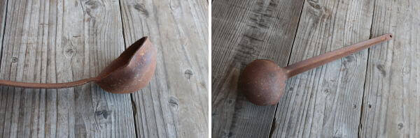 ジャンクガーデニングに取り入れたい　レトロお玉の販売