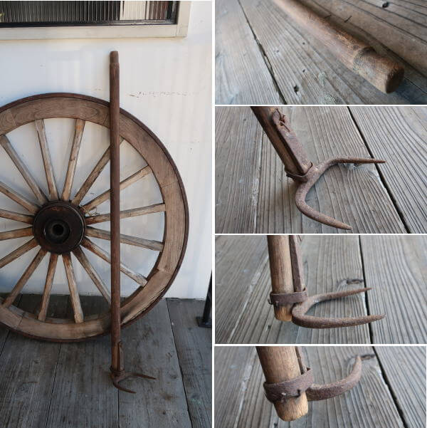 ジャンクガーデニングの雰囲気づくりにお勧め。レトロ農具の販売