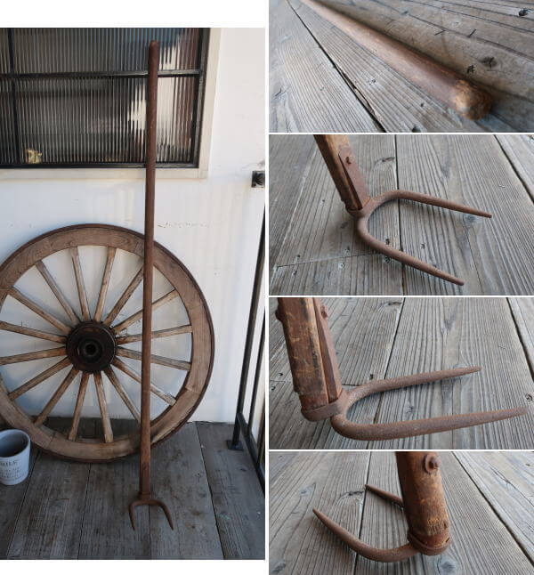 ジャンクガーデニングの雰囲気づくりにお勧め。レトロ農具の販売