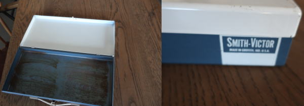 撮影にも絵になるスチールケース