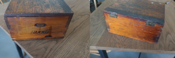 昭和レトロなかわいい木箱