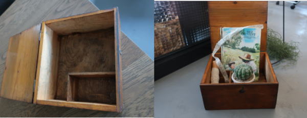 昭和レトロなかわいい木箱