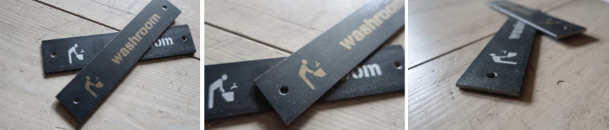 サイン プレート bathroom