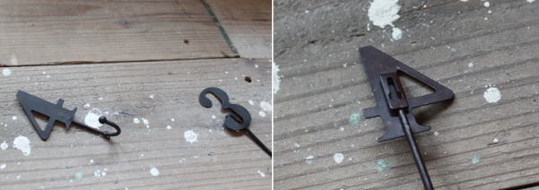 ナンバーフック ナチュラル雑貨