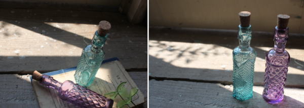 ガラスボトル ナチュラル雑貨