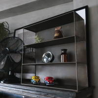 シェルフ ブリキ インダストリアル