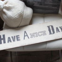 シャビーなサインがかわいい