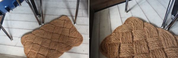 玄関マット もこもこかわいい