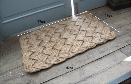 玄関マット ナチュラルかわいい