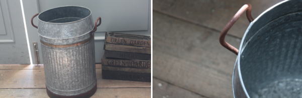 バケツ 傘立て 寄せ植え