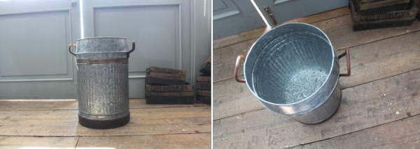 バケツ 傘立て 寄せ植え