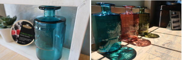 ガラスボトル フラワーベース インテリア