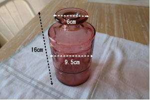 ガラスボトル フラワーベース インテリア